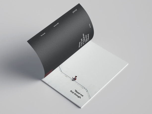 minimalist brochure