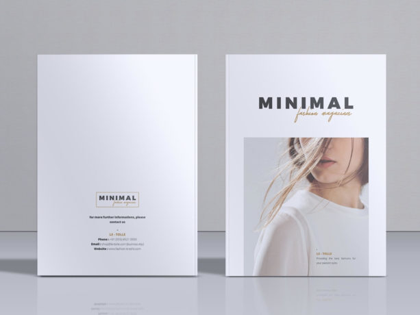 minimalist brochure
