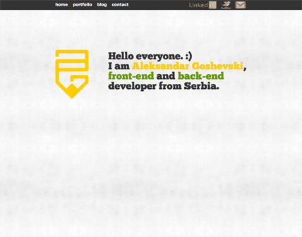 Single Page Web Design Inspiration