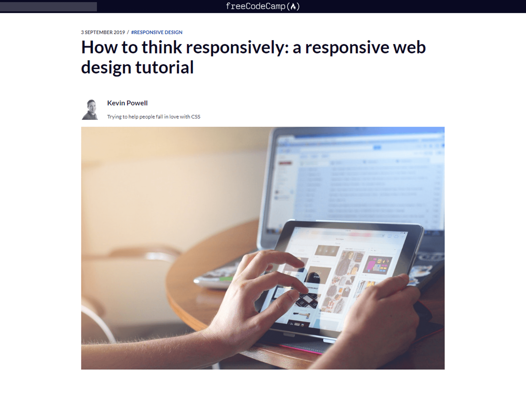 responsive web design tutorial