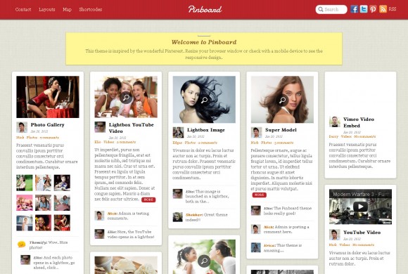 Best Pinterest Style WordPress Themes