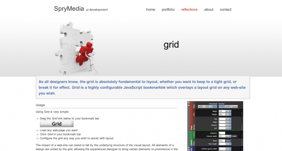 Grid - A JS Bookmarklet