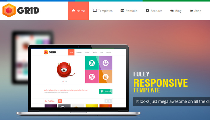 grid responsive template bootstrap homepages layouts