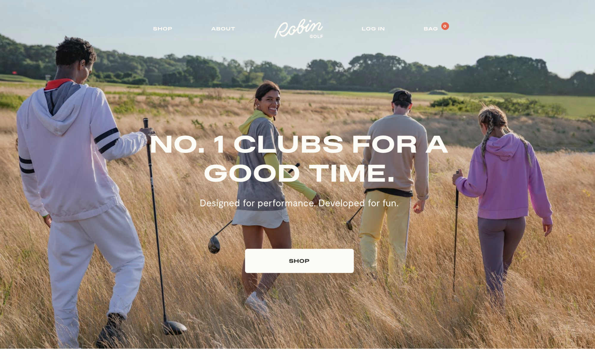 golf club web design