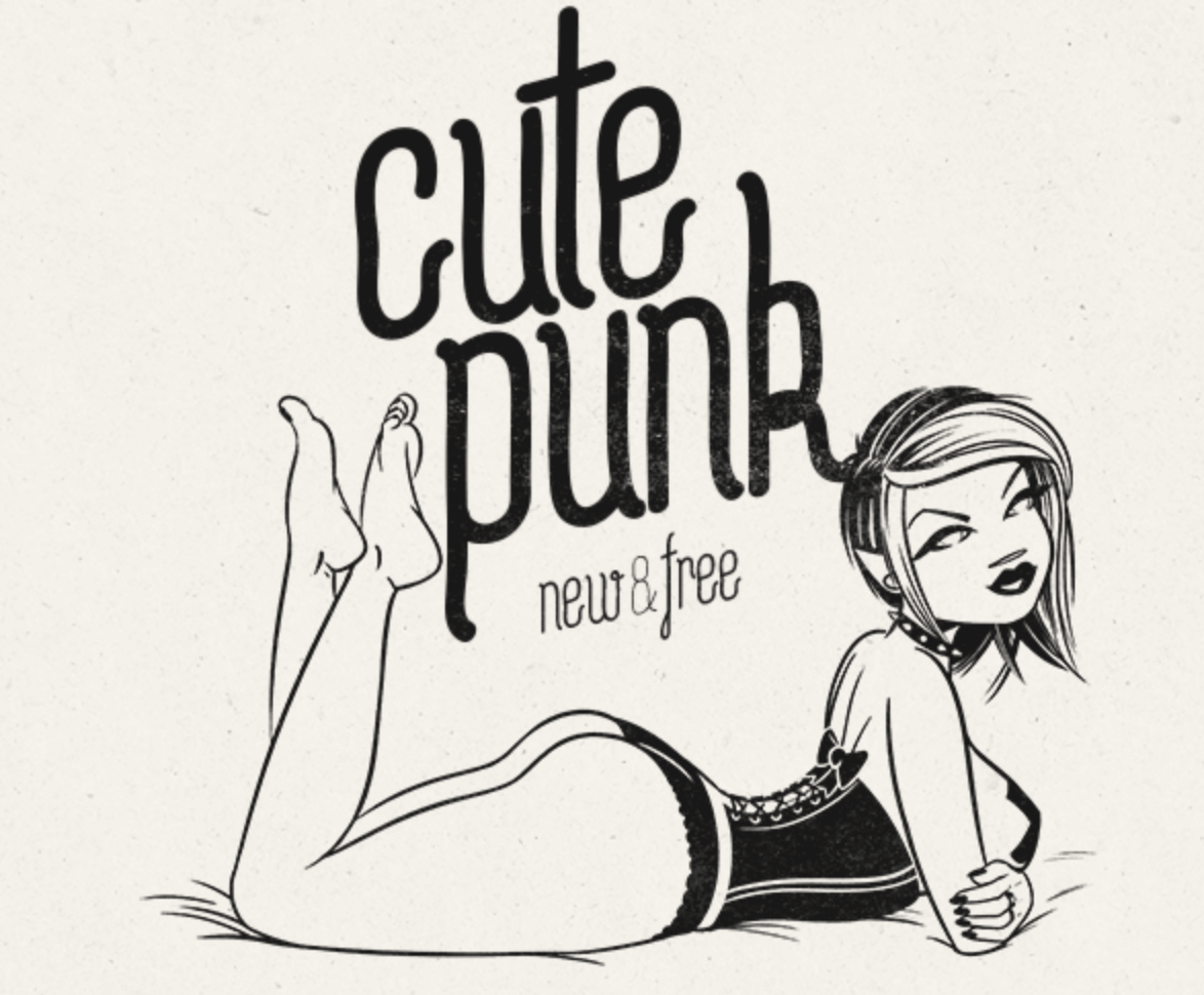 cute punk free font