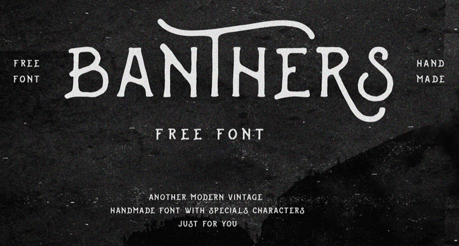 Banthers free font 